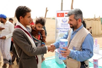 Yedi Başak Yemen kampanyası için SMS hattı devrede 