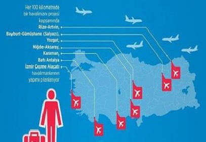 Yedi yeni havalimanı daha geliyor