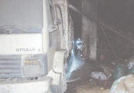 Yem fabrikasında yangın çıktı