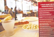 Yeme içme sektörü 21.00 sınırlaması ile pazar günü kapalı olmaya tepkili