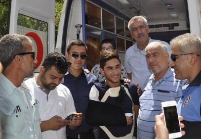 Yemek almaya giden uzman çavuşlar ölümden dönmüş 