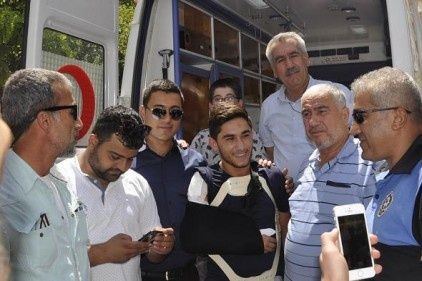 Yemek almaya giden uzman çavuşlar ölümden dönmüş 