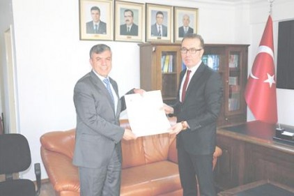 Yeminli Mali Müşavirler Odası'na teşekkür belgesi