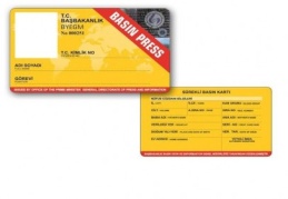 Yeni basın kartı belli oldu