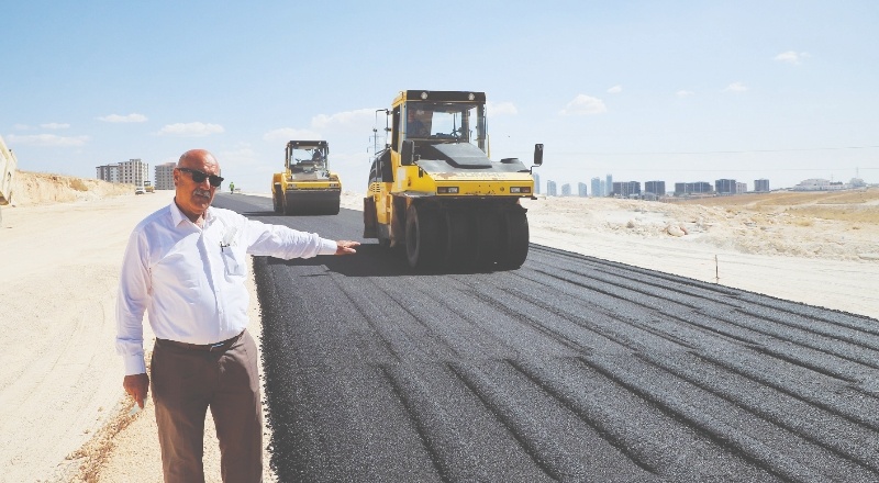 Yeni imara açılan bölgelerde yol açma çalışması sürüyor