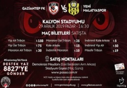 Yeni Malatyaspor maçı biletleri satışta