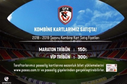 Yeni sezon kombine kart satışları sürüyor