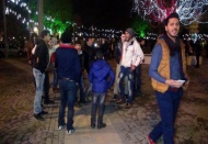 Yeni yılı Suriyeliler’le birlikte kutladılar