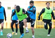 Yeni yılın ilk antrenmanına çıktılar