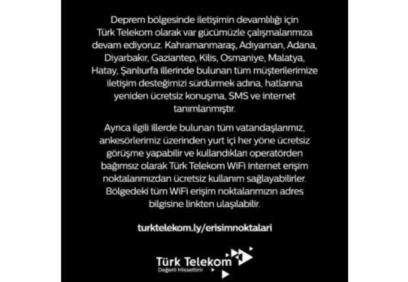 Yeniden ücretsiz konuşma, SMS ve internet tanımlandı