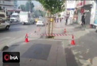 Yeraltından çıkan dumanlar korkuttu