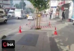 Yeraltından çıkan dumanlar korkuttu