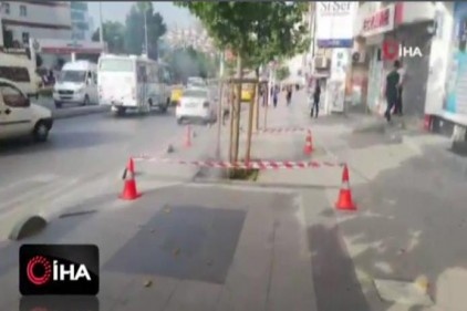 Yeraltından çıkan dumanlar korkuttu