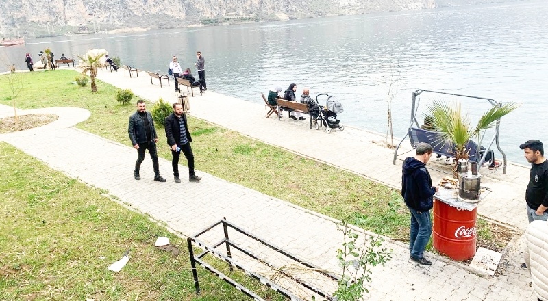 Yerli turistler hafta sonu Halfeti’ye akın etti