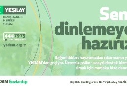 Yeşilay’da ücretsiz danışmanlık desteği