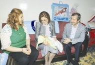 Yeşilevler 10 bininci bebeğe “Hoş geldin” dedi 