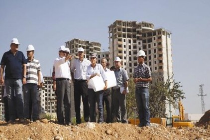 Yeşilvadi proje alanını gezdi