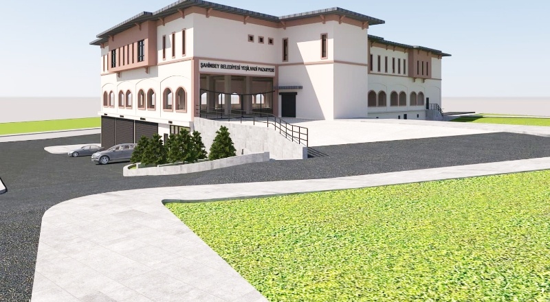 Yeşilvadi’ye modern pazaryeri