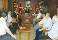 Yetim GESOB’a veda ziyaretinde bulundu