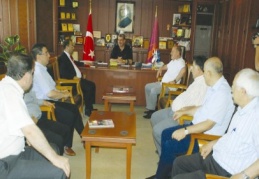 Yetim GESOB’a veda ziyaretinde bulundu 