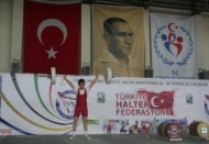 Yıldızlar Türkiye  halter şampiyonası sona erdi 
