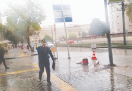 Yılın ilk bereketli yağmuru yağdı