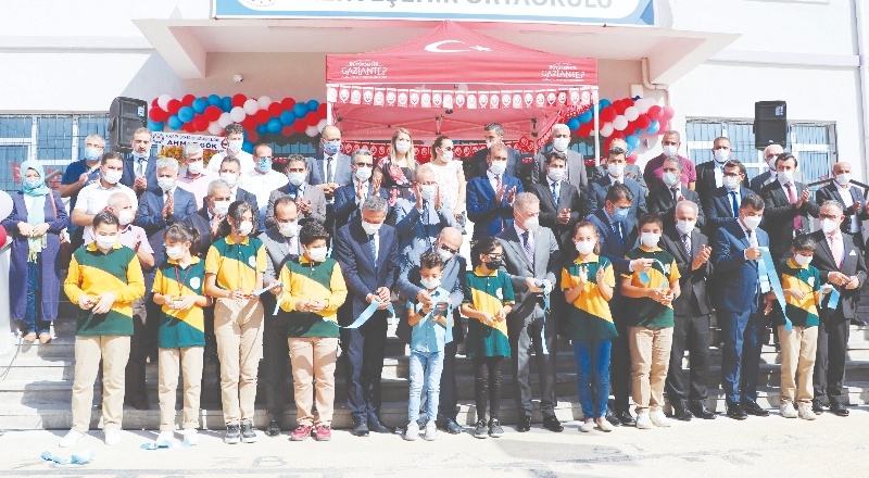 Yılsonuna kadar yapılan okul sayısı 95 olacak