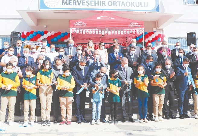 Yılsonuna kadar yapılan okul sayısı 95 olacak