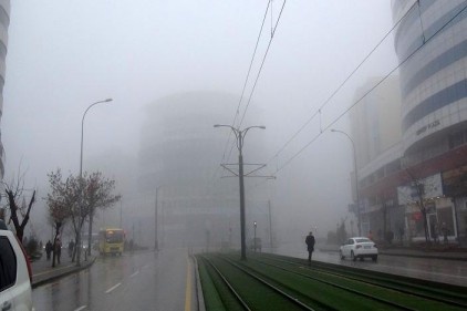 Yoğun sis günlük yaşamı olumsuz etkiledi