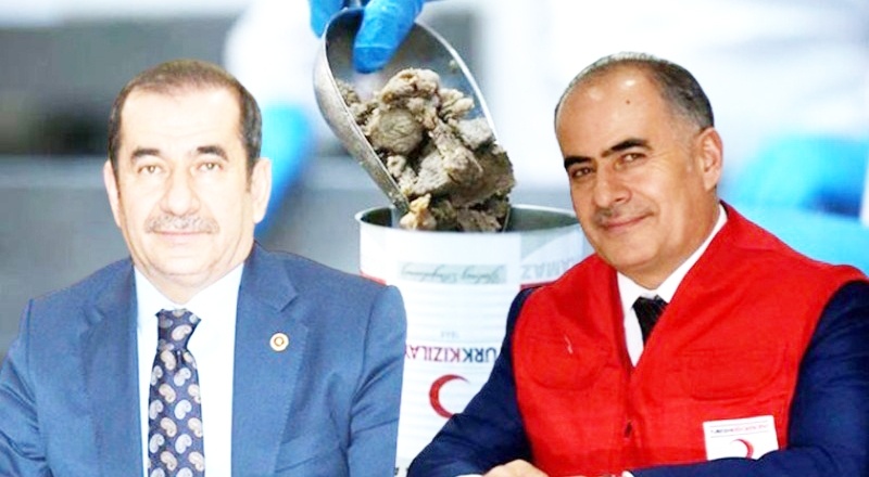 Yoksullar için hazırlanan etlerin otelinden çıktığı Kızılay Şube Başkanı istifa etti