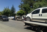 Yol kenarındaki araçlar toplatıldı
