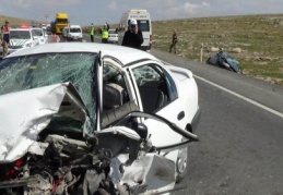 Yol kenarındaki kayalar, faciayı önledi 