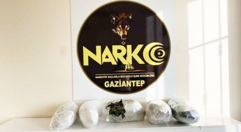 Yolcu otobüsünde 19 kilo esrar