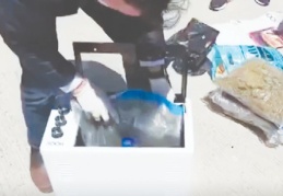 Yolcu otobüsündeki fırının içinden 6 kilo uyuşturucu çıktı