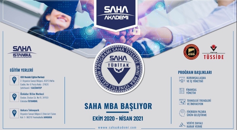 Yöneticilerin bilmesi gereken her şey SAHA MBA’da