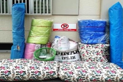 Yorgan ve halı çalan 3 şahıs yakalandı