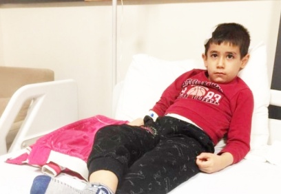 Yorgun mermi çocuğun kafasına isabet etti