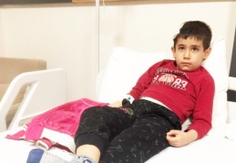 Yorgun mermi çocuğun kafasına isabet etti