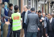 Yüksel ve Koçer, esnafı gezdi