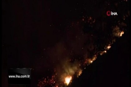 Yunanistan&#039;da yangın nedeniyle 4 köy boşaltıldı