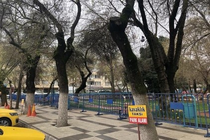 Yürüme parkurları barikatlarla kapatıldı