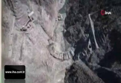 Yusufeli Barajı'nda gövde yüksekliği 115 metreye ulaştı