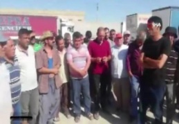 Yüze yakın Türk tır şoförü, 26 gündür Özbekistan'da mahsur