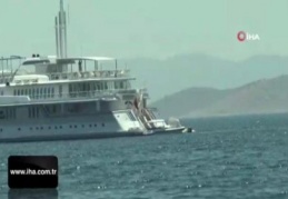 Yüzen mücevher Bodrum'da