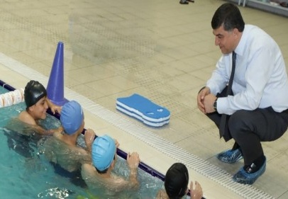 Yüzme havuzlarında 5 bin çocuk yararlanıyor