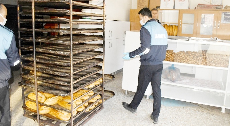 Zabıta ekipleri fırınlarda denetim yaptı