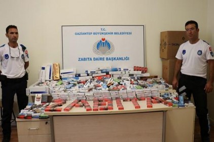 Zabıta kaçak sigara satanlara göz açtırmıyor
