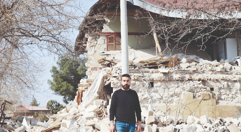 Zerda dizisinin çekildiği konak depremde yerle bir oldu