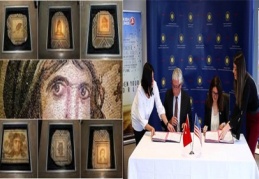 Zeugma mozaiklerine ait 12 parça ait olduğu yer geliyor