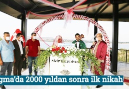 Zeugma’da 2000 yıldan sonra ilk nikah